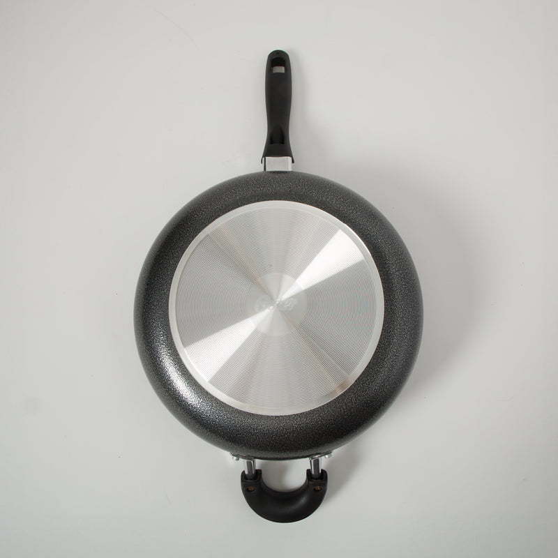 Oster Clairborne 5qt Aluminum Non-Stick Sauté Pan w/ Lid - Shrink Wrap w/ Color Label