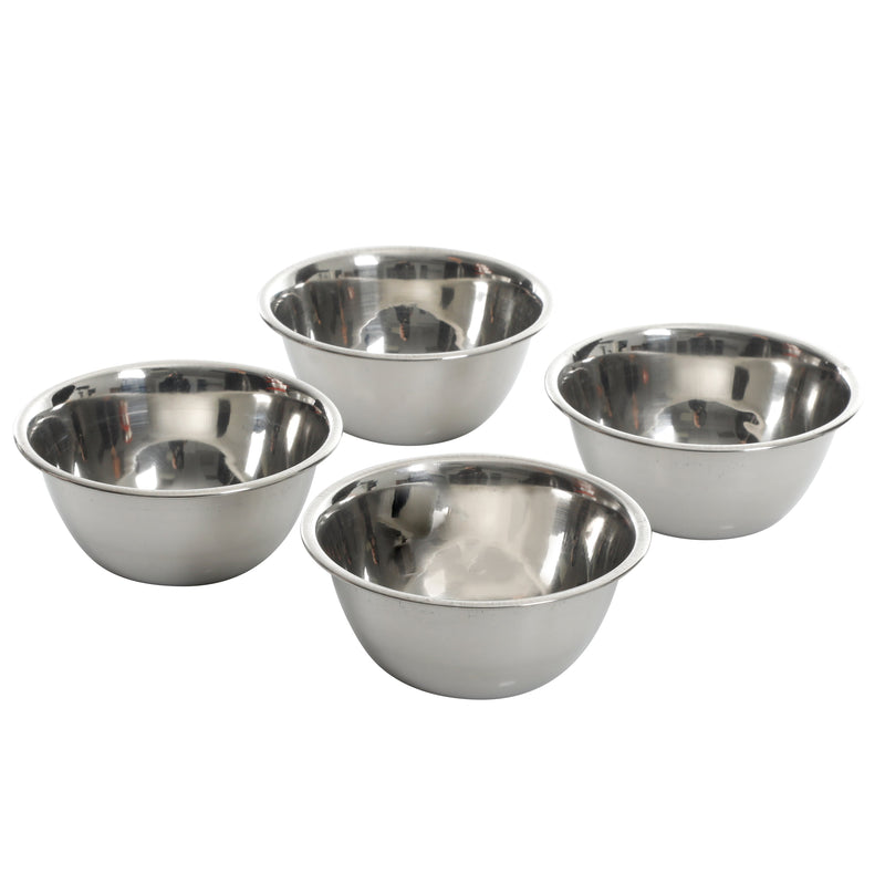 Gibson Home Branfield 21 pc Stainless Steel Kitchen Prep Set w/ Measuring Accessories - Mirror Polish - Red PP Lid - Gift Box