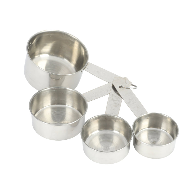 Gibson Home Branfield 21 pc Stainless Steel Kitchen Prep Set w/ Measuring Accessories - Mirror Polish - Red PP Lid - Gift Box