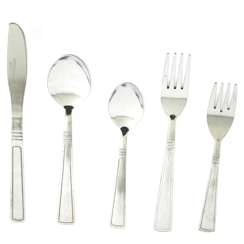 Gibson Everday Creston 20pc Stainless Steel Flatware Set - Gift Box