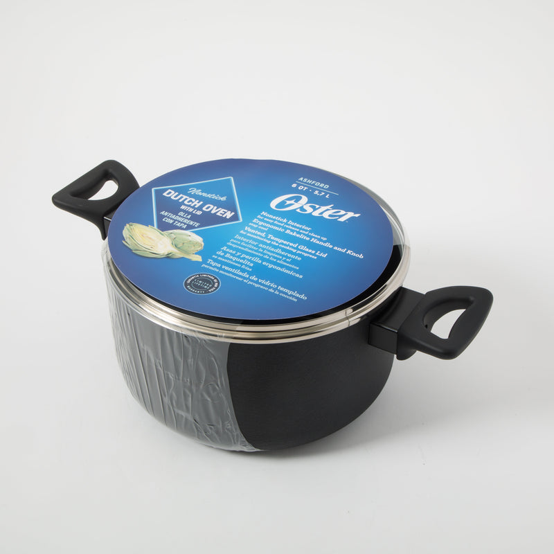 Oster Ashford 6qt Aluminum Non-Stick Dutch Oven w/ Lid - Color Label