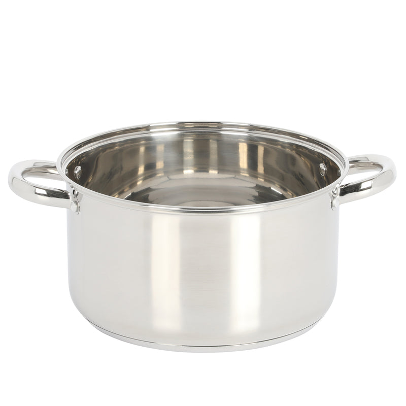 Oster Sangerfield 12 pc Stainless Steel Cookware Set w/ Kitchen Tools - Encapsulated Base - Gift Box w/ Remailer