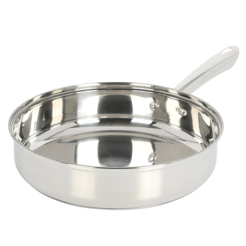 Oster Sangerfield 12 pc Stainless Steel Cookware Set w/ Kitchen Tools - Encapsulated Base - Gift Box w/ Remailer
