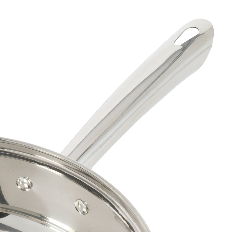 Oster Sangerfield 12 pc Stainless Steel Cookware Set w/ Kitchen Tools - Encapsulated Base - Gift Box w/ Remailer