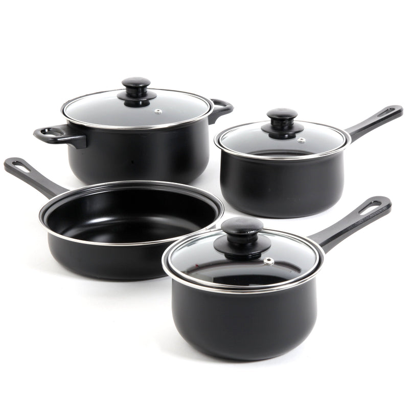 Gibson Everyday Chef Du Jour 7pc Carbon Steel Cookware Set - Gift Box
