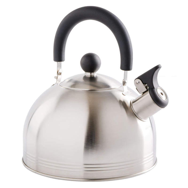 Mr. Coffee Carterton 1.5qt Stainless Steel Tea Kettle - Mirror Polished - Nylon Handle - Gift Box