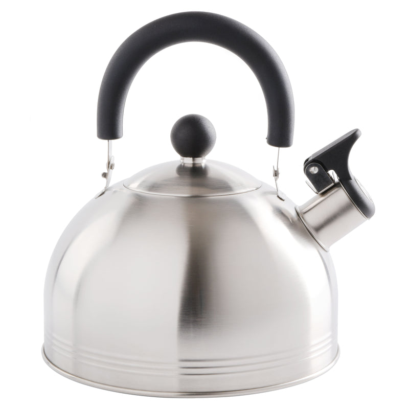 Mr. Coffee Carterton 1.5qt Stainless Steel Tea Kettle - Mirror Polished - Nylon Handle - Gift Box