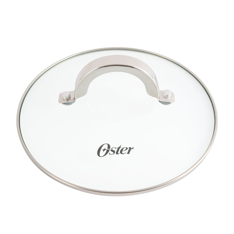 Oster Sangerfield 3pc Stainless Steel 4qt Saucepan w/ Lid + Frying Basket Set - Mirror Finished - Gift Box