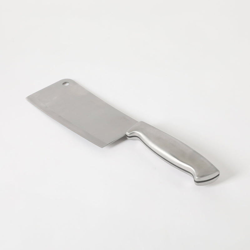 Oster Baldwyn 6" Stainless Steel Cleaver - Stainless Steel Handle - Clam Pack