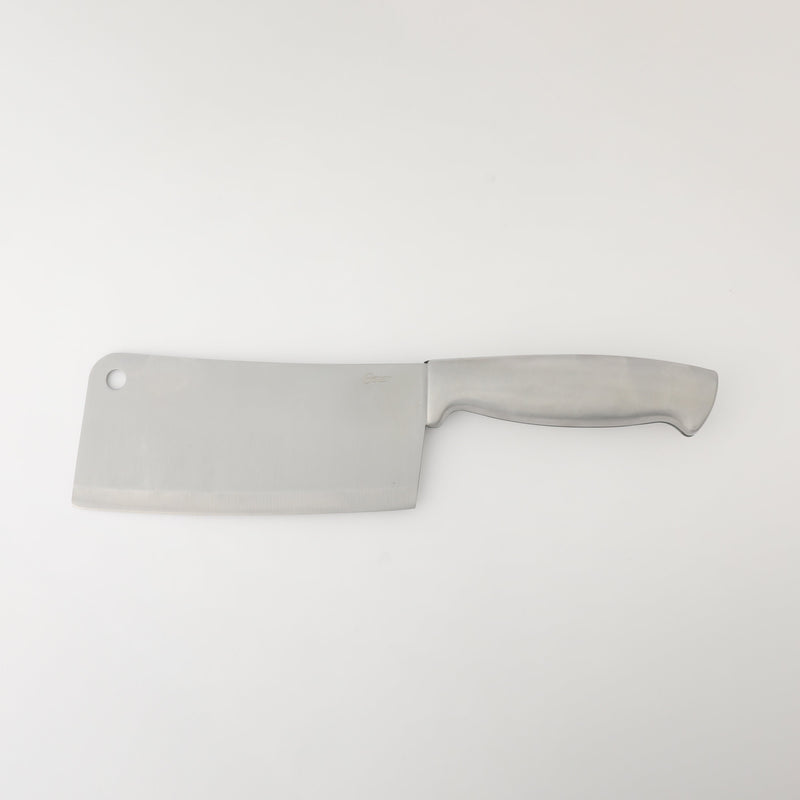 Oster Baldwyn 6" Stainless Steel Cleaver - Stainless Steel Handle - Clam Pack