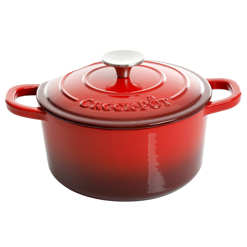 Crock-Pot Artisan 3qt Enamel Cast Iron Dutch Oven w/ Lid - Round - Gift Box