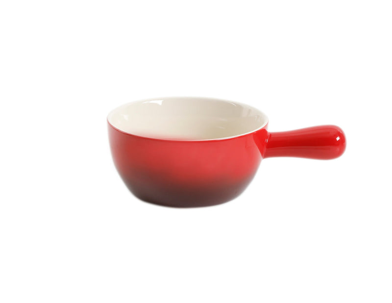 Crock-Pot Artisan 2pc 22oz Soup Bowl Set w/ Handle - Gradient Red - Stoneware - Gift Box
