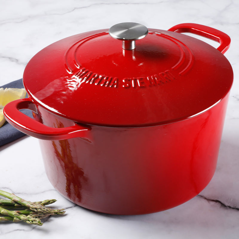 Martha Stewart Gatwick 7qt Enameled Cast Iron Dutch Oven w/ Lid - Gift Box