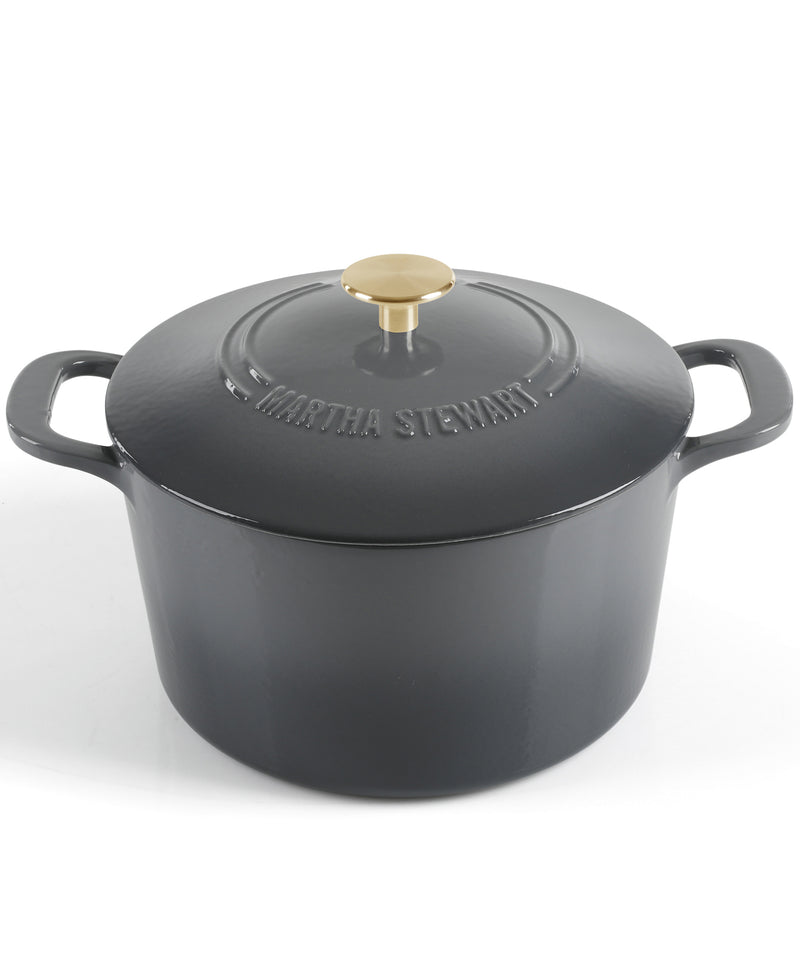 Martha Stewart Gatwick 7qt Enamel Cast Iron Dutch Oven w/ Lid