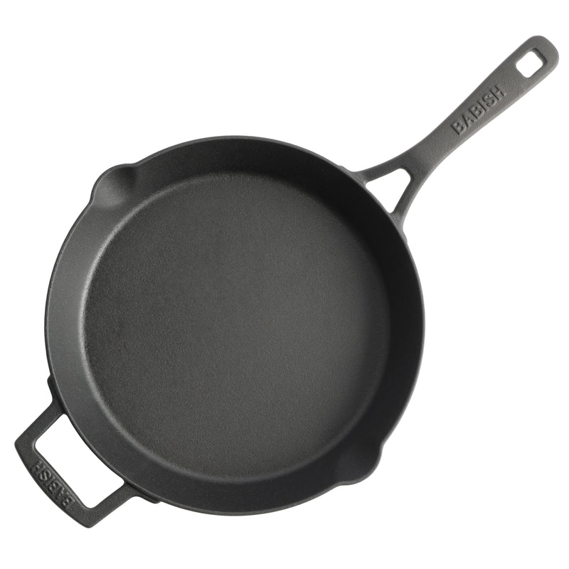 Babish 10" Preseason Cast Iron Skillet - Color Sleeve w/ Remailer