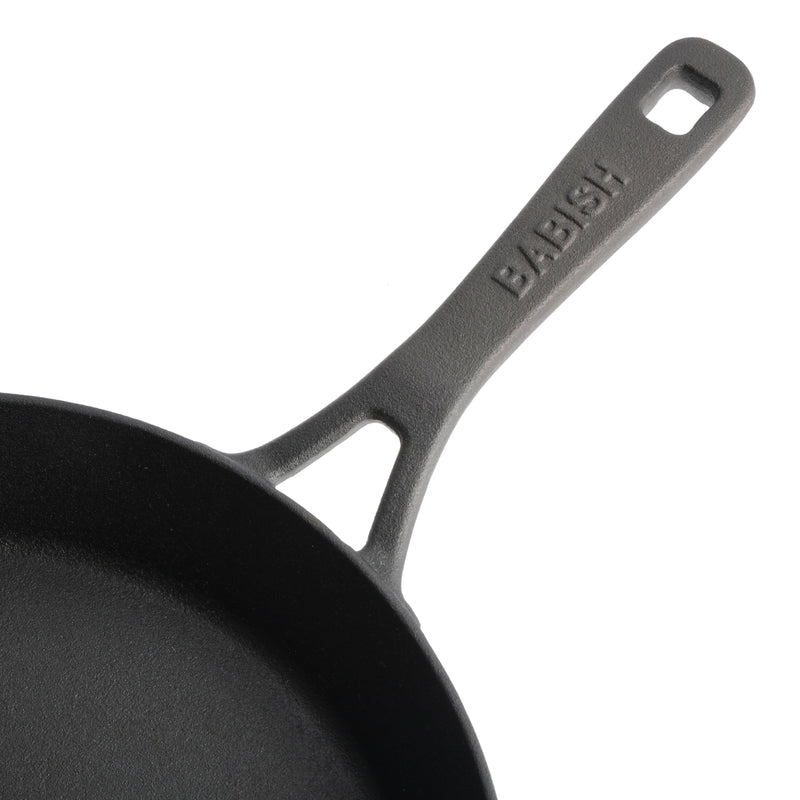 Babish 10" Preseason Cast Iron Skillet - Color Sleeve w/ Remailer