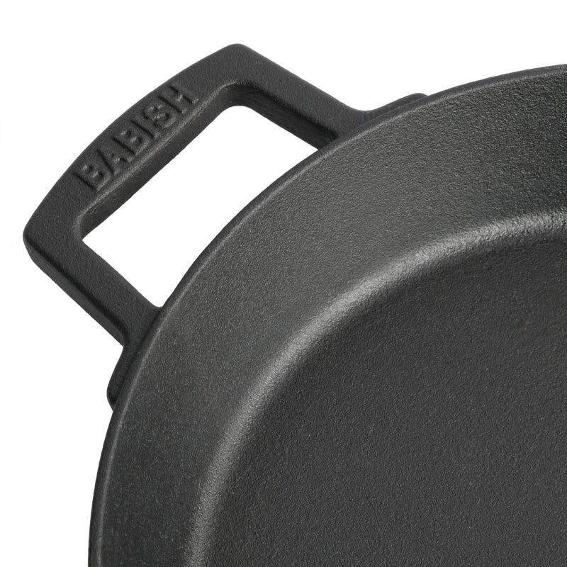 Babish 10" Preseason Cast Iron Skillet - Color Sleeve w/ Remailer