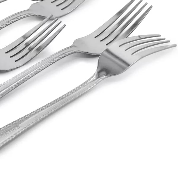 Gibson Home Tustin 6pc Stainless Steel Dinner Fork - Hang Tag