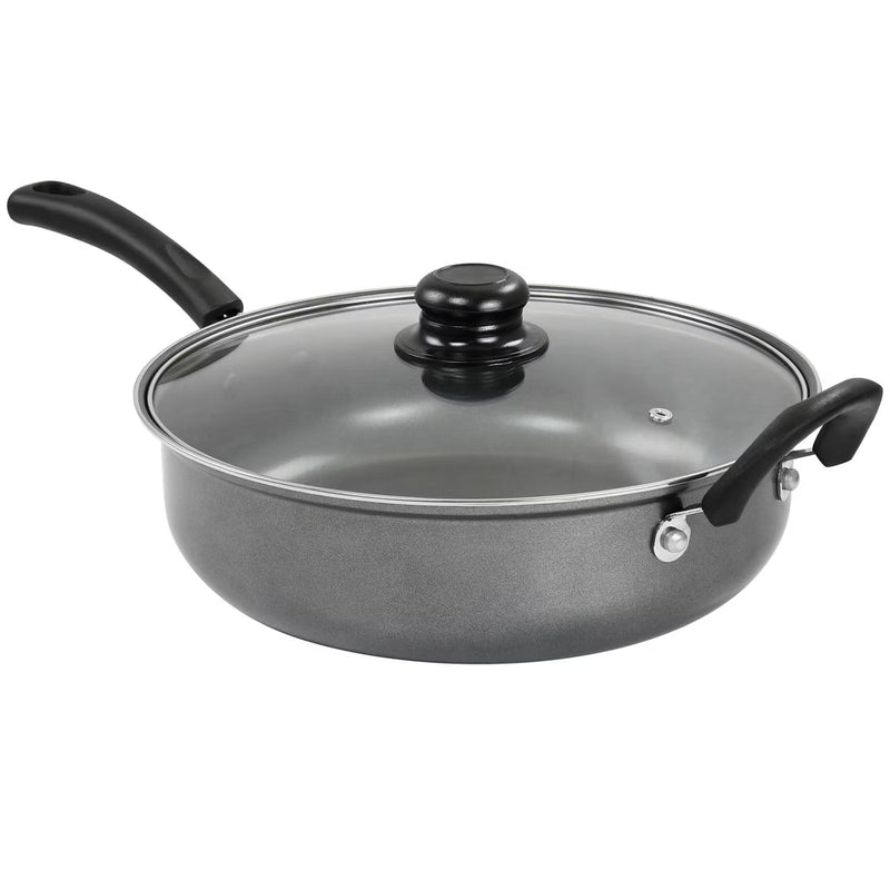 Gibson Home Highberry 11" Carbon Steel Chicken Fryer w/ Lid - Shrink Wrap w/ Color Label
