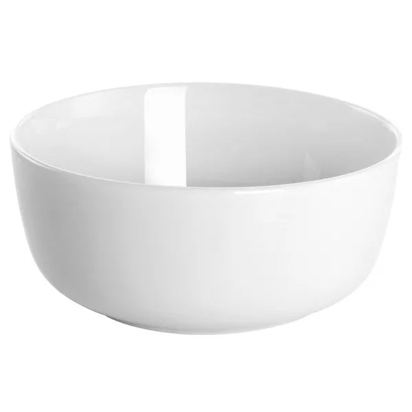 Gibson Home Avisala 12pc Double Bowl Dinnerware Set - Solid Color (White) - Fine Ceramic - Gift Box