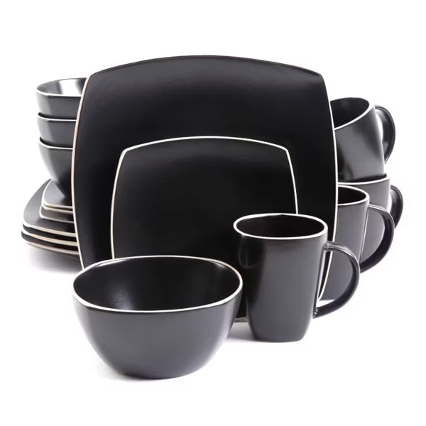 Soho Lounge 16pc Stoneware Dinnerware Set - Remailer