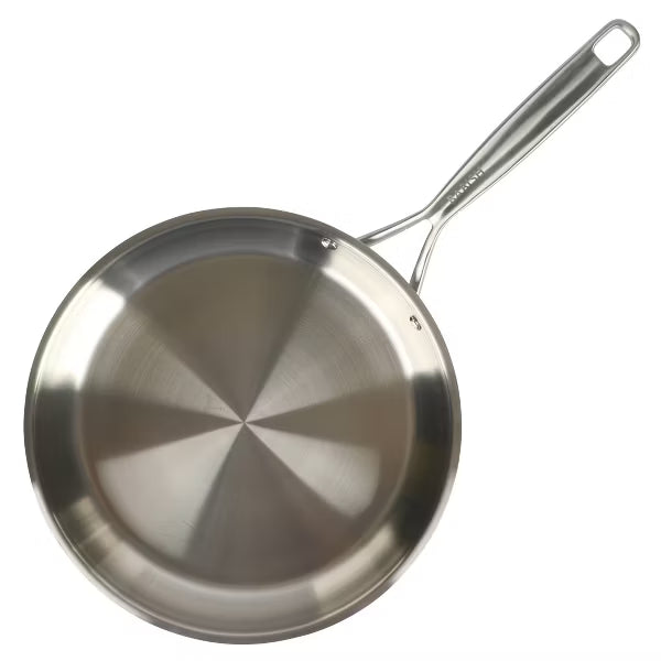 Babish 12" Tri-Ply Stainless Steel Fry Pan - Brown Box