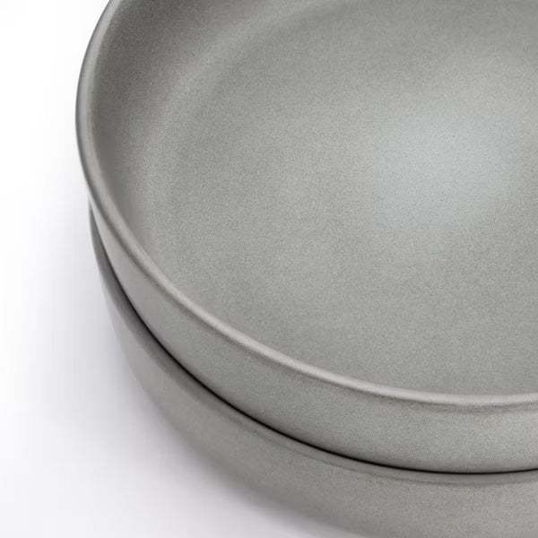 Soho Lounge Bryant Park 2pc 8" Dinner Bowl Set - Reactive Glaze - Stoneware - Color Sleeve