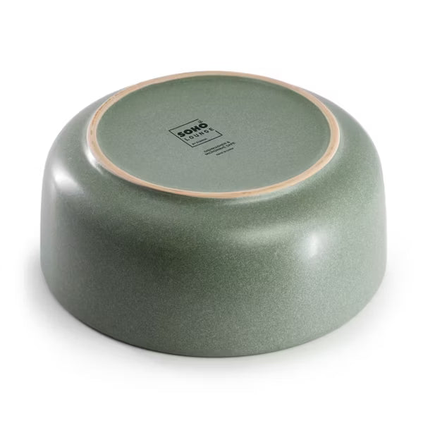 Soho Lounge Bryant Park 12pc Dinnerware Set - Reactive Glaze - Stoneware - Gift Box
