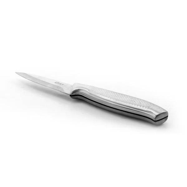 Oster Edgefield 14pc Stainless Steel Cutlery Set w/ Black Block - Brushed - Gift Box