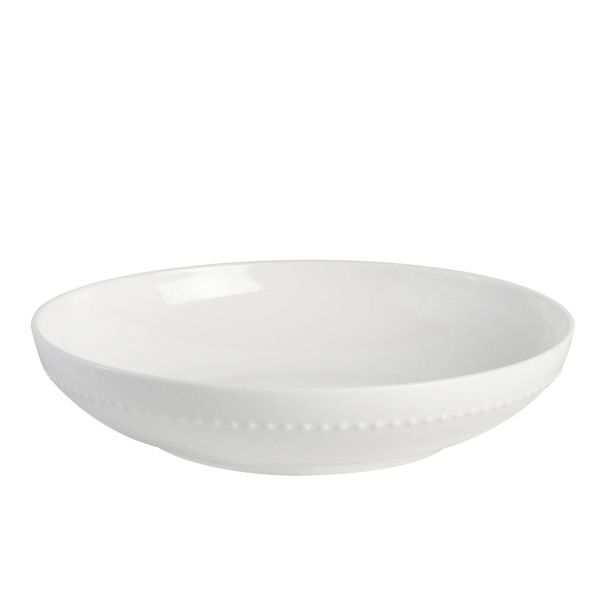 Gibson Elite Beam 16pc Bone China Dinnerware Set - Brown Box