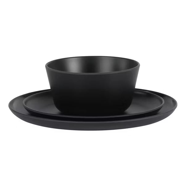 Gibson Home Fairhope 12pc Melamine Dinnerware Set - Solid Color - 1860G - Open Window Gift Box