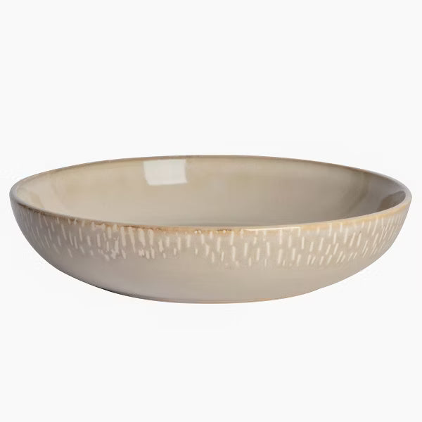 Gibson Elite Matisse 16pc Double Bowl Dinnerware Set - Reactive - Stoneware - Gift Box
