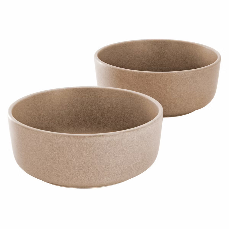 Soho Lounge Bryant Park 2pc 6" Cereal Bowl Set - Reactive Glaze - Stoneware - Color Sleeve