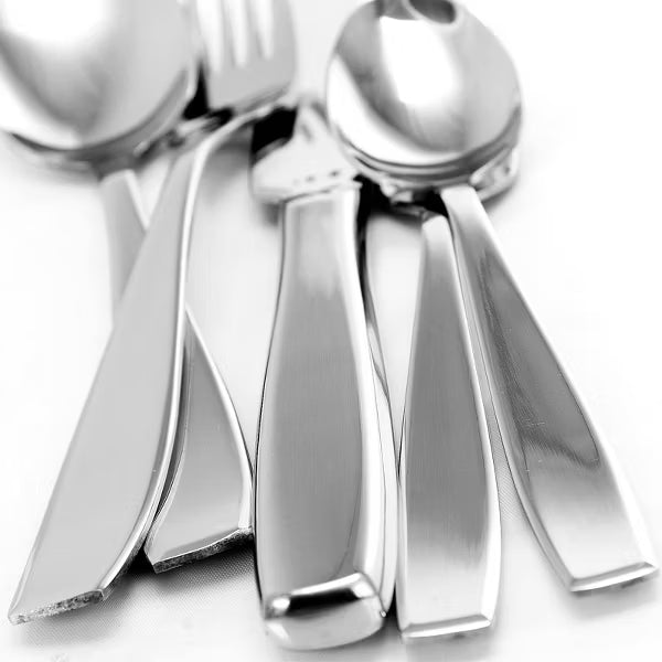 Gibson Home Castleford 20pc Flatware Set - Mirror Polished - Hollow Handle - Stainless Steel - Gift Box