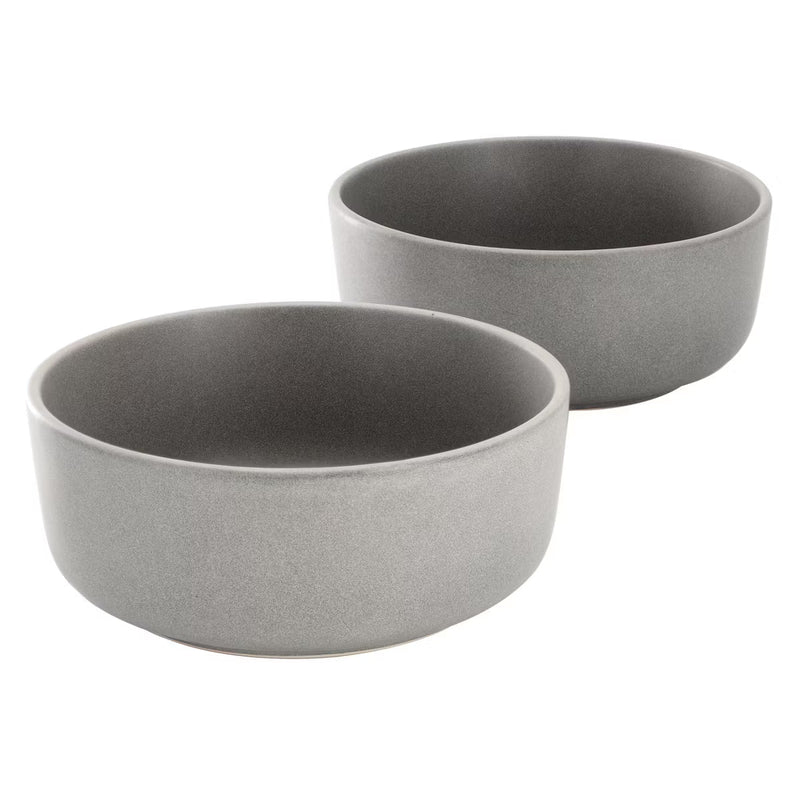 Soho Lounge Bryant Park 2pc 6" Cereal Bowl Set - Reactive Glaze - Stoneware - Color Sleeve