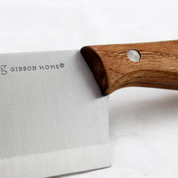 Gibson Home Seward 6" Stainless Steel Cleaver - Clam Pack