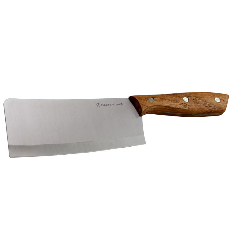 Gibson Home Seward 6" Stainless Steel Cleaver - Clam Pack