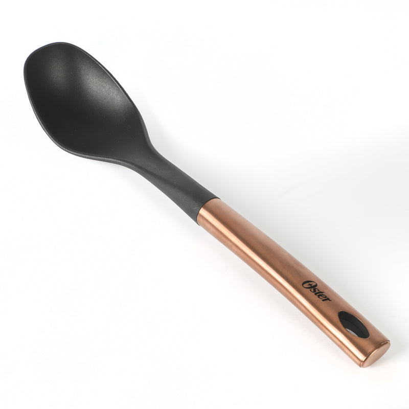 Oster Baldwyn 5pc Nylon Kitchen Tools - Rose Gold Stainless Steel Handle - Gift Box