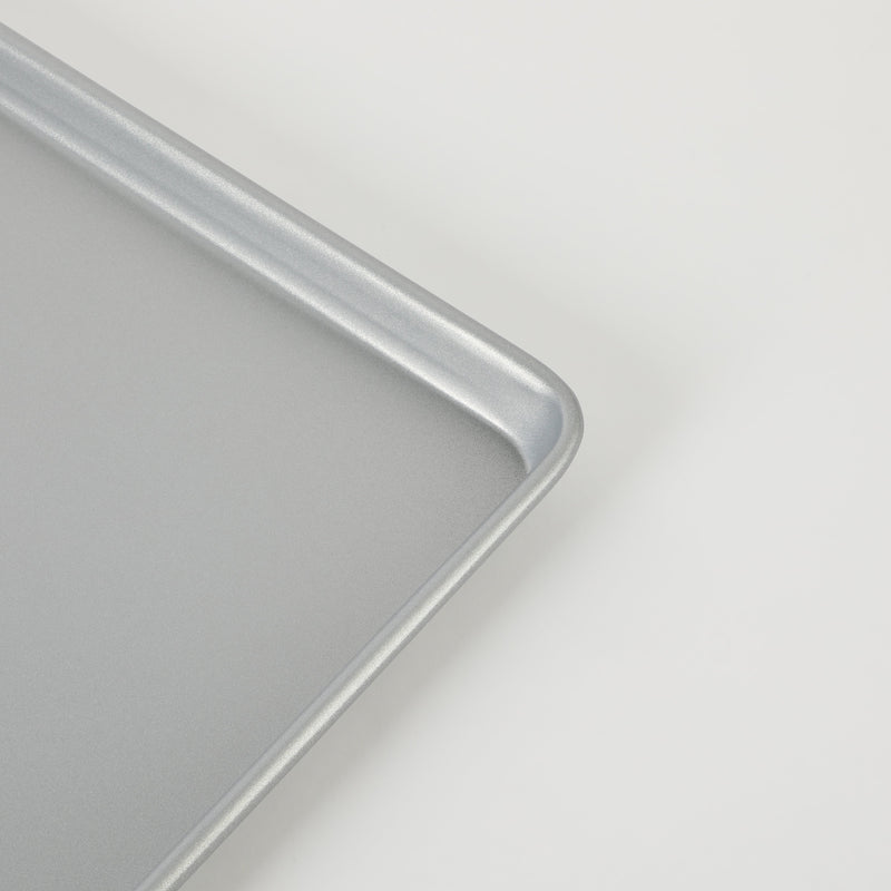 Martha Stewart Everyday Bakeaway 17" Carbon Steel Cookie Sheet - Silver - Nonstick Interior - Color Label