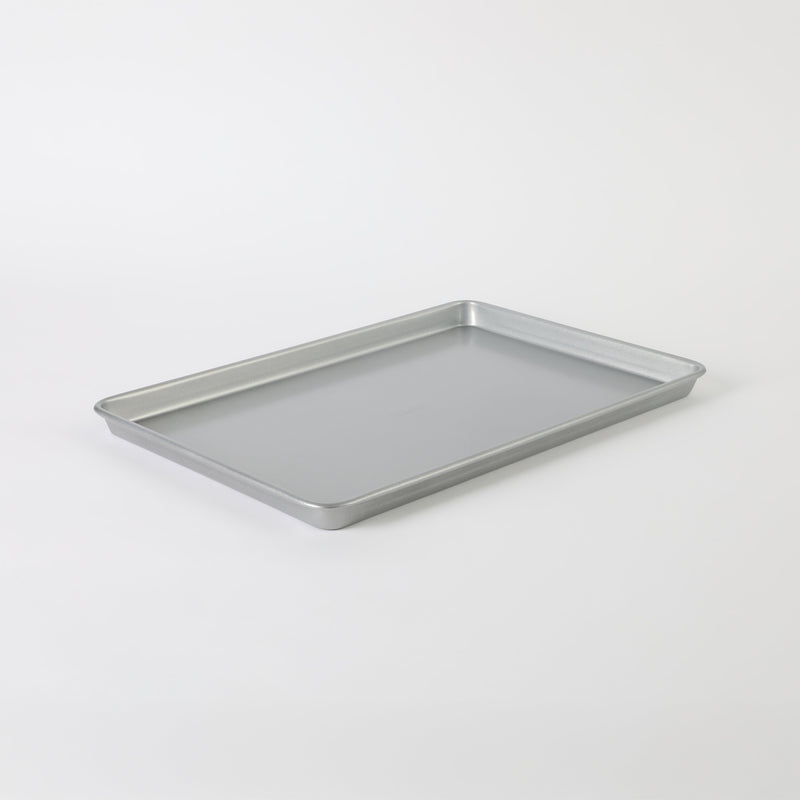 Martha Stewart Everyday Bakeaway 17" Carbon Steel Cookie Sheet - Silver - Nonstick Interior - Color Label