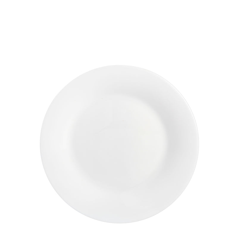Gibson Home Ultra White Shadow 36pc Dinnerware Combo Set - Service for 6 - White - Opal Tempered Glass - Gift Box