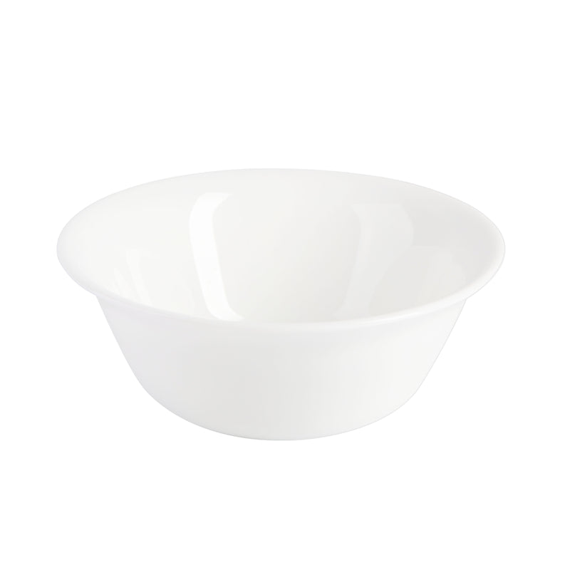 Gibson Home Ultra White Shadow 36pc Dinnerware Combo Set - Service for 6 - White - Opal Tempered Glass - Gift Box