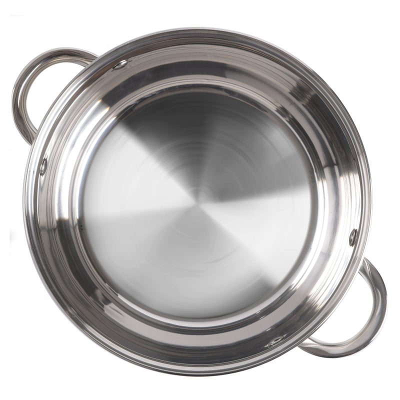 Oster Sangerfield 3 pc 6qt Stainless Steel Casserole w/ Steamer Insert and Lid - Gift Box