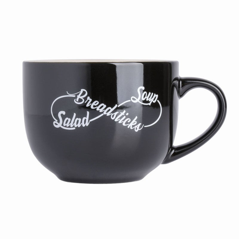 Babish Breadstick Soup & Salad 17oz Porcelain Latte Mug - Gift Box w/ Remailer