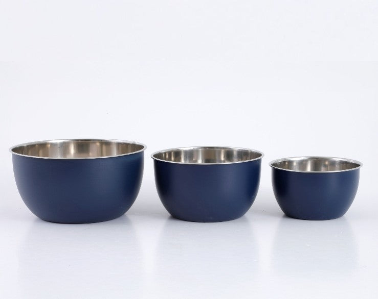 Oster Foxgate 3 pc Stainless Steel Mixing Bowls - Polished  Int -  - O/S CS