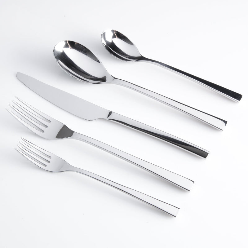 Gibson Elite Sparland 20pc Forged Flatware Set - Mirror Polished - Gift Box