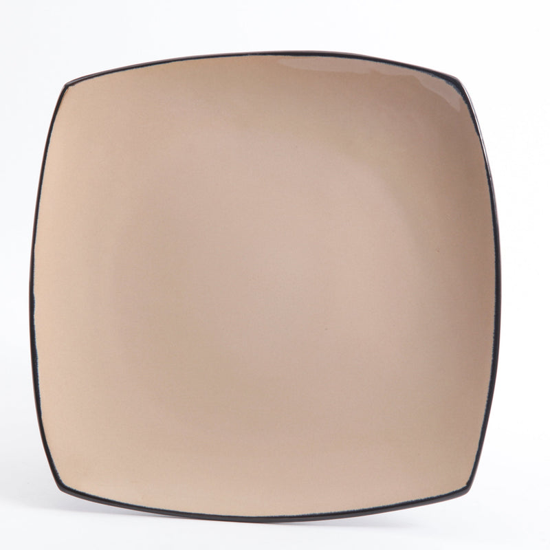 Soho Lounge 16pc Dinnerware Set - Soft Square - Reactive - Stoneware - GBX