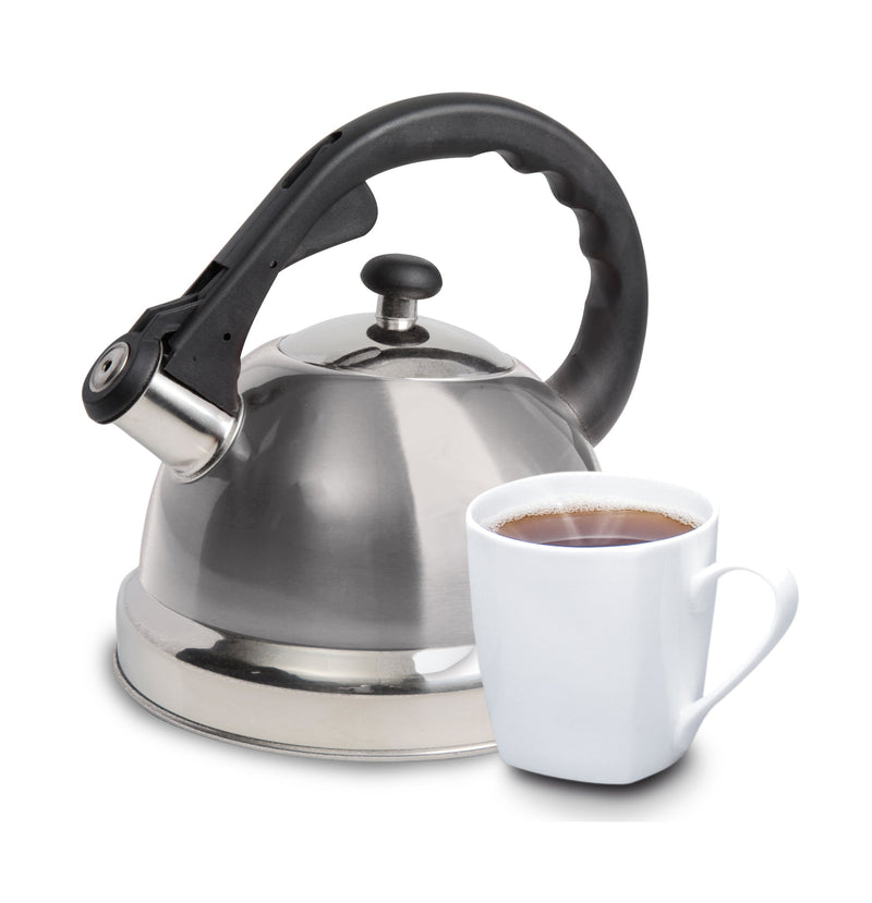 Mr. Coffee Claredale 1.9qt Stainless Steel Tea Kettle - Nylon Handle - Gift Box