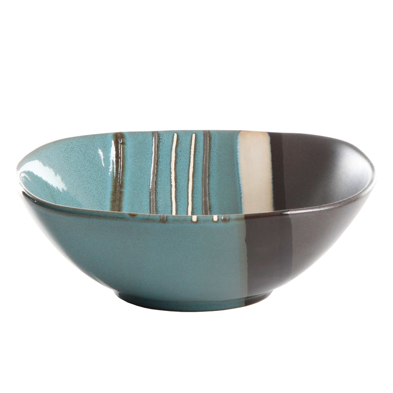 Better Homes & Gardens Bazaar Teal 16pc Stoneware Dinnerware Set - Factory Remailer