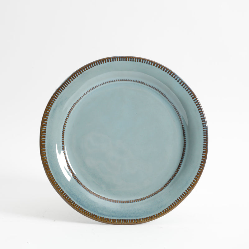 Gibson Elite Terranea 12 pc Reactive Glaze Stoneware Dinnerware Set - Remailer